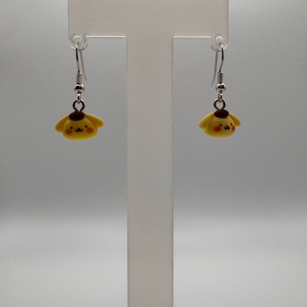Pompompurin dangle earrings - Picture 2 of 3